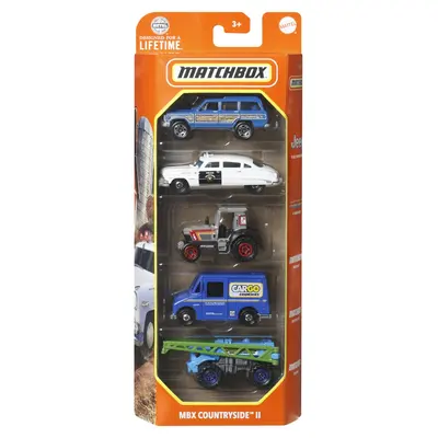 MATCHBOX SET 5 MASINUTE METALICE MBX COUNTRYSIDE II SCARA 1:64 VIVMTC1817_HVT78