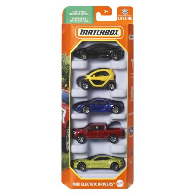 MATCHBOX SET 5 MASINUTE METALICE MBX ELECTRIC DRIVERS SCARA 1:64 VIVMTC1817_HVT60