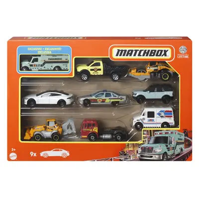 MATCHBOX SET 9 MASINUTE INTERNATIONAL AMBULANCE VIVMTX7111_HVT89