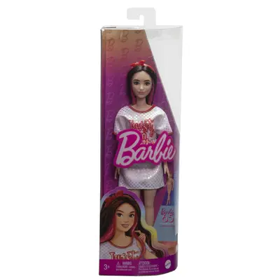 PAPUSA BARBIE FASHIONISTA BRUNETA CU ROCHITA SPORT VIVMTFBR37_HRH12