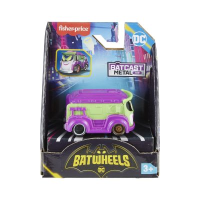 FISHER PRICE BATWHEELS MASINUTA METALICA PRANK VANUL LUI JOKER 1:55 VIVMTHML12_HML14