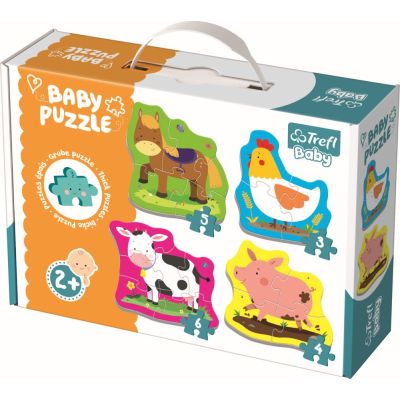 PUZZLE TREFL BABY CLASIC ANIMALE LA FERMA 18 PIESE VIV36070