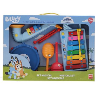 Set xilofon, tamburina, saxofon si maracas bluey rg2436