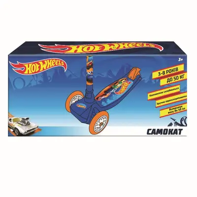 TROTINETA CU 3 ROTI HOT WHEELS CU GHIOZDAN VIVAVE7824