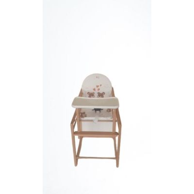 Scaun de masa din lemn de Fag multifunctional cu tavita din plastic MyKids Wiktoria BEARS 2 86851