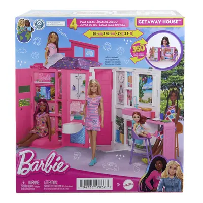 BARBIE CASA DE PAPUSI BARBIE CU 4 ZONE PLIABILA VIVMTHRJ76