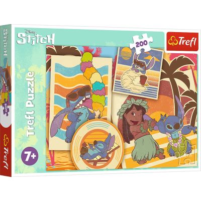 PUZZLE TREFL 200 STITCH LA PLAJA CU LILO SI STITCH VIV13304