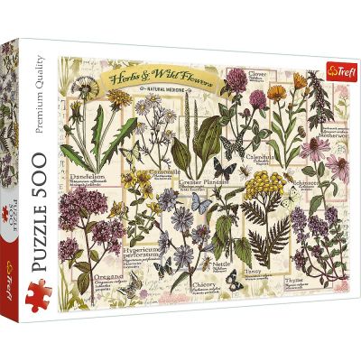 PUZZLE TREFL 500 PLANTE SI FLORI SALBATICE VIV37478