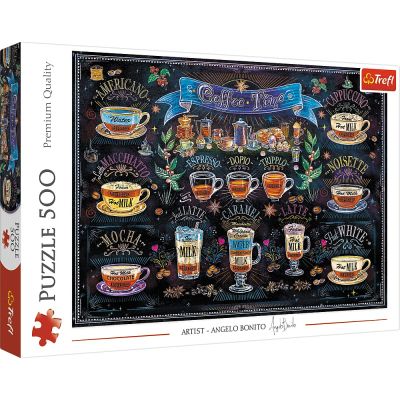 PUZZLE TREFL 500 TIPURI DE CAFEA VIV37449