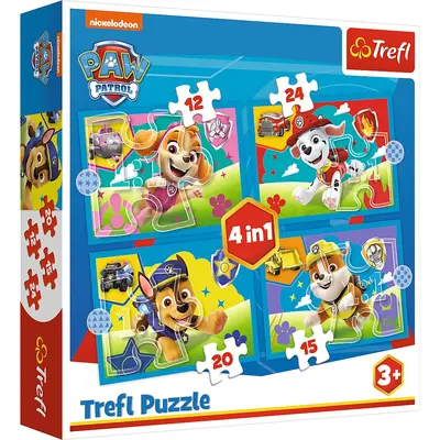 PUZZLE TREFL 4IN1 PATRULA CATELUSILOR ECHIPA VIV34628