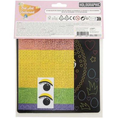 Set creativ Mozaic Buline Holografice Paste 22 x 18 cm Grafix GR810040 BBJGR810040_Puisor