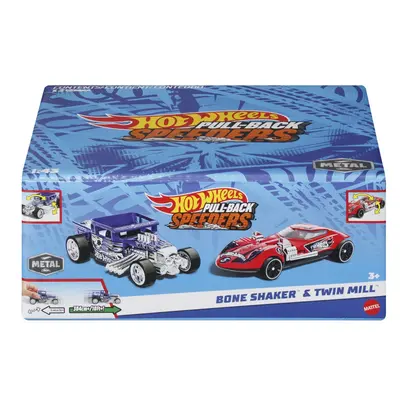 HOT WHEELS SET 2 MASINUTE METALICE PULL BACK BONE SHAKER SI TWIN MILL 1:43 VIVMTHPR91_HPR92