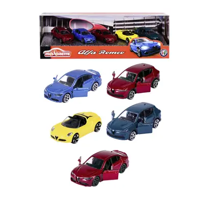 MAJORETTE MASINUTE METALICE SET 5 MASINI ALFA ROMEO VIV212053178SII