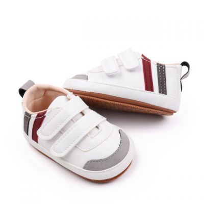 Pantofiori albi cu gri si visiniu - Sun MDBXC3223-3-p8