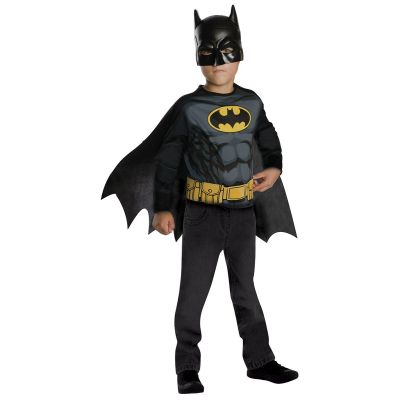 Bluza cu pelerina copii & masca - batman
