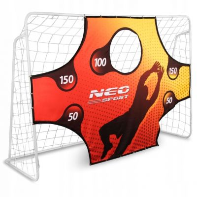 Poarta mare pentru fotbal cu covoras numerotat, 245 x 80 x 155 cm,  neo-sport 1455 edeedi1455