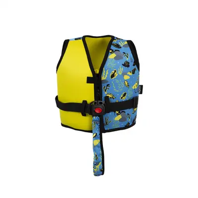 Vesta reglabila pentru inot pentru copii 1-5 ani, BabYjEM, Galben JEMbj_8552