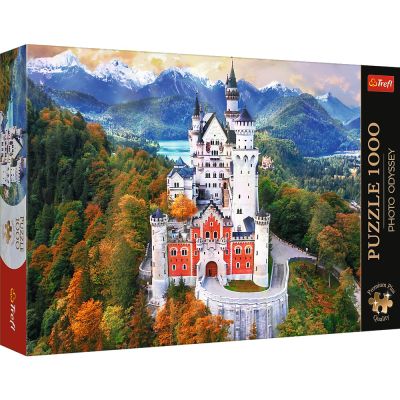 PUZZLE TREFL 1000 PREMIUM PLUS PHOTO ODYSSEY CASTELUL NEUSCHWANSTEIN GERMANIA VIV10813