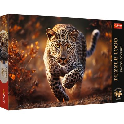 PUZZLE TREFL 1000 PREMIUM PLUS PHOTO ODYSSEY LEOPARD VIV10818