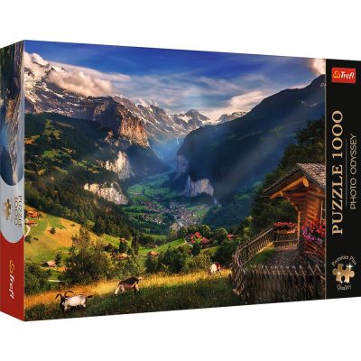 PUZZLE TREFL 1000 PREMIUM PLUS PHOTO ODYSSEY VALEA LAUTERBRUNNEN  ELVETIA VIV10821