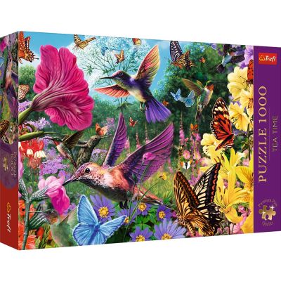 PUZZLE TREFL 1000 PREMIUM PLUS TEA TIME GRADINA CU COLIBRI VIV10806