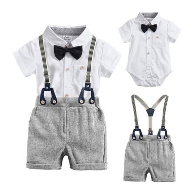 Costum elegant cu body alb tip camasuta ADZFT-B453-2-DE3