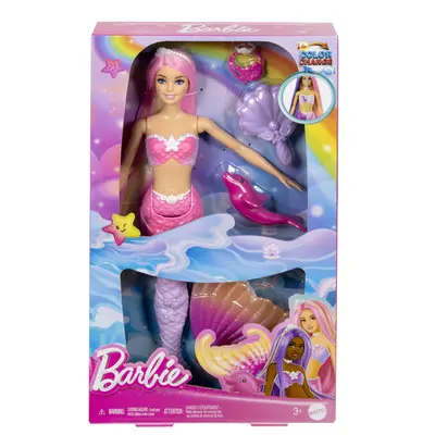 BARBIE COLOR CHANGE PAPUSA SIRENA CU PAR ROZ VIVMTHRP97