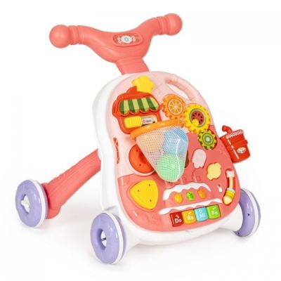 Antemergator educational 2 in 1 huanger he0815 - alb cu roz edeedihe0815