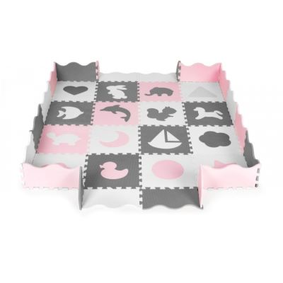 Salteluta de joaca tip puzzle cu pereti, 36 elemente, ecotoys ecoeva013 edeediecoeva013