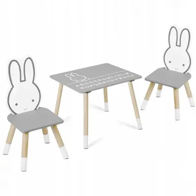 Set de masa cu doua scaune pentru copii ricokids rc-847 edeedi7847