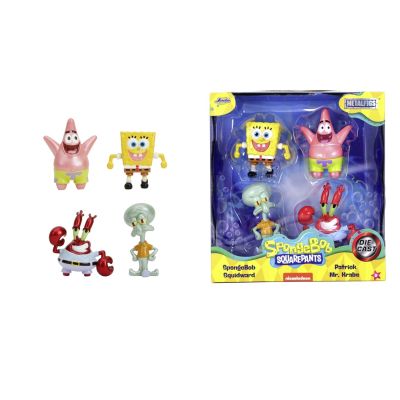 JADA SPONGE BOB SET 4 FIGURINE METALICE 6.5CM VIV253252042