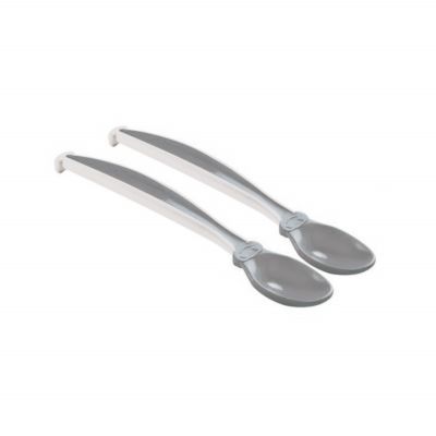 Set 2 lingurite cu varf moale Thermobaby-Gris Charme DNBTHE164929