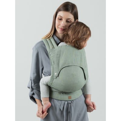Marsupiu isara quick half buckle sage green linen