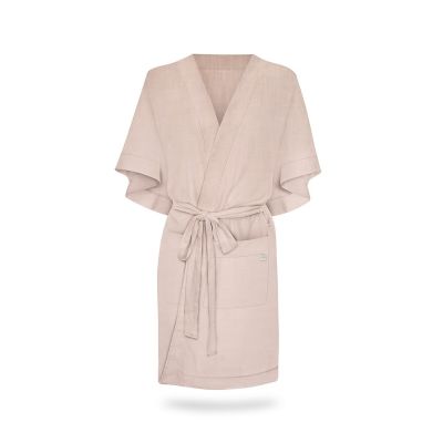 Halat   Kimono Pentru Gravide Si Mamici, Vascoza Si In, Marime Universala, Sepia Rose Pjb487937-5376