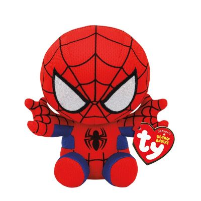 PLUS TY 15CM BEANIE BABIES MARVEL SPIDERMAN VIVTY41188