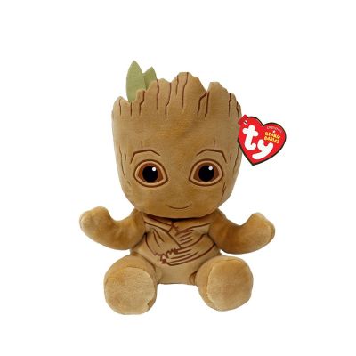 PLUS TY 15CM BEANIE BABIES SOFT MARVEL GROOT VIVTY44003