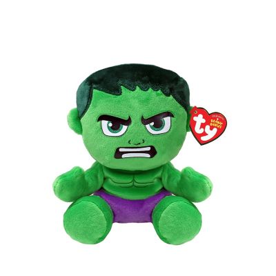 PLUS TY 15CM BEANIE BABIES SOFT MARVEL HULK VIVTY44004