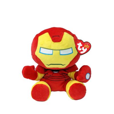 PLUS TY 15CM BEANIE BABIES SOFT MARVEL IRON MAN VIVTY44005