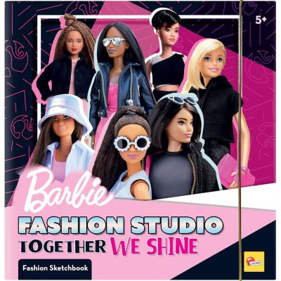 Set de colorat cu activitati barbie - fashion studio