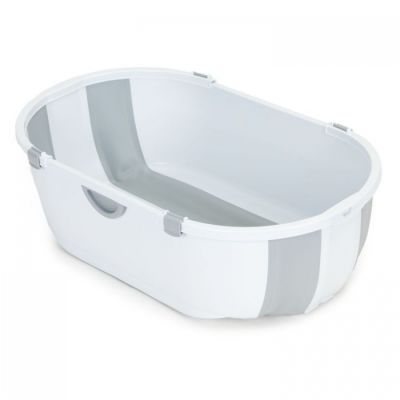 Cadita de baie cu dop de scurgere ecotoys ha-b46 - gri edeediha-b46gray