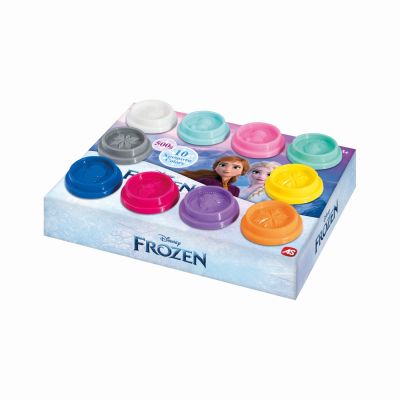 SET 10 BORCANASE DE PLASTILINA FROZEN IN AMBALAJ DE CARTON VIV1045-03610