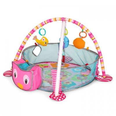 Salteluta de joaca cu bile si jucarii ecotoys 88970 edeedi88970