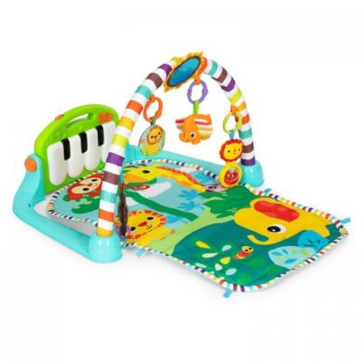 Salteluta de joaca pentru copii cu pian si jucarii ecotoys jj8843 edeedijj8843