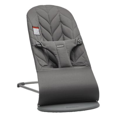 BabyBjorn - Balansoar Bliss Anthracite cu aspect delicat de petala, tesatura matlasata BSAFE006226A