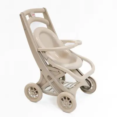 Carucior pentru papusa MyKids 0122/02eco Beige-Brown 00086917