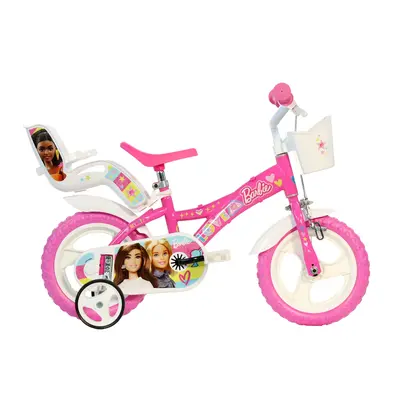 Bicicleta copii 12" - barbie roz