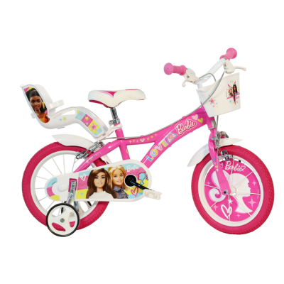 Bicicleta copii 16" - barbie roz