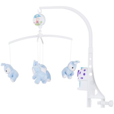 Carusel muzical pentru patut chipolino blue rabbits hubmils02120br