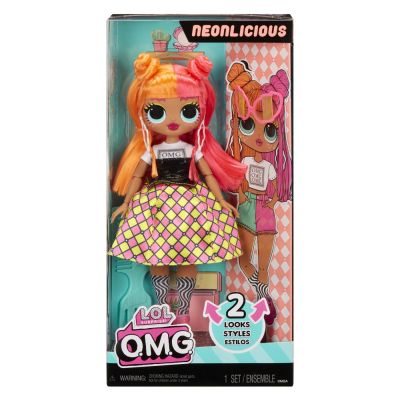 L.O.L. SURPRISE! OMG NEONLICIOUS PAPUSA FASHIONISTA CU ACCESORII VIVMGA591580EUC