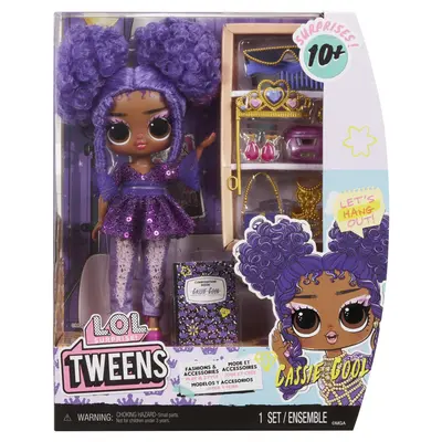 L.O.L. SURPRISE! TWEENS PAPUSA FASHIONISTA CASSIE COOL CU SURPRIZE VIVMGA591672EUC